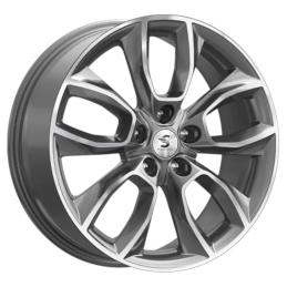 КиК Premium КР001 (18_X-Trail T32) 7x18 PCD5x114.3 ET45 Dia66.1 Diamond gloss graphite