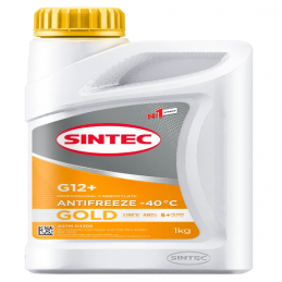 SINTEC  Антифриз GOLD G12+ -40 желтый (800525)  1кг