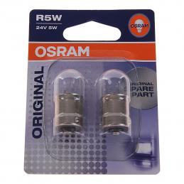 Лампа OSRAM 5007-02B 12V R5W 5W BA15s фонарь указателя поворота, габарит (блистер) (2шт.)