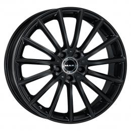 MAK Komet 8x18 PCD5x112 ET48 Dia66.6 Gloss Black Mirror Ring