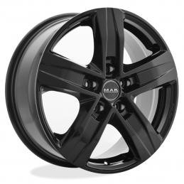 MAK Stone 5 3 6.5x15 PCD5x160 ET58 Dia65.1 Gloss Black