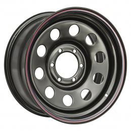 Off-Road Wheels Диск усиленный стальной черный 8x16 PCD6x139.7 ET-19 Dia110 Черный